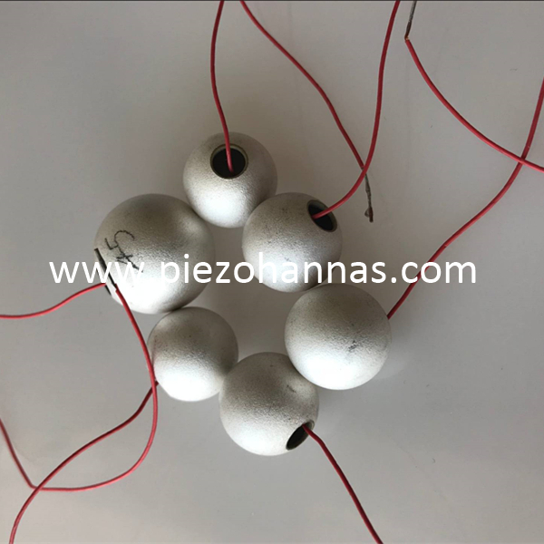 Kundenspezifische PZT5A Piezo-Hohlhalbkugeln für die Robotererfassung