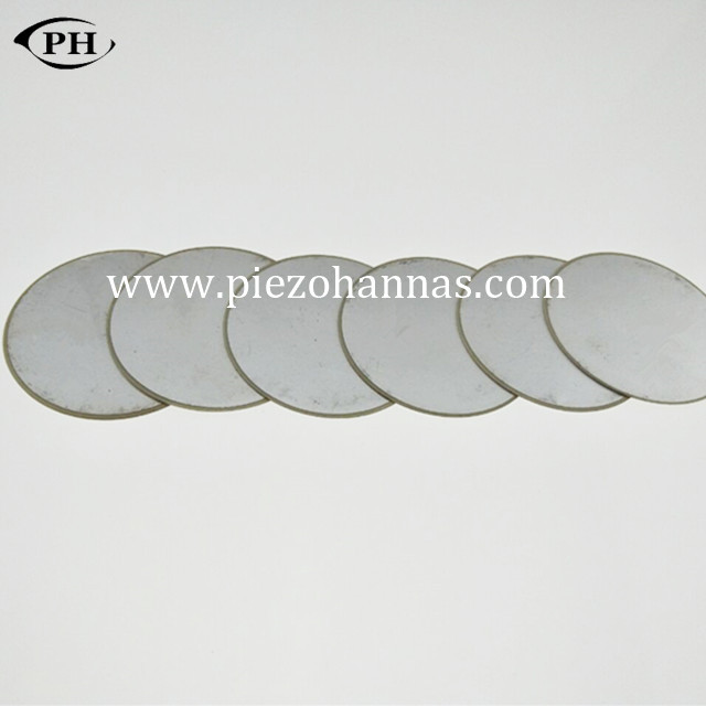 40 mm x 6,2 mm Piezoscheibe für Vibrationssensor mit P8-Material