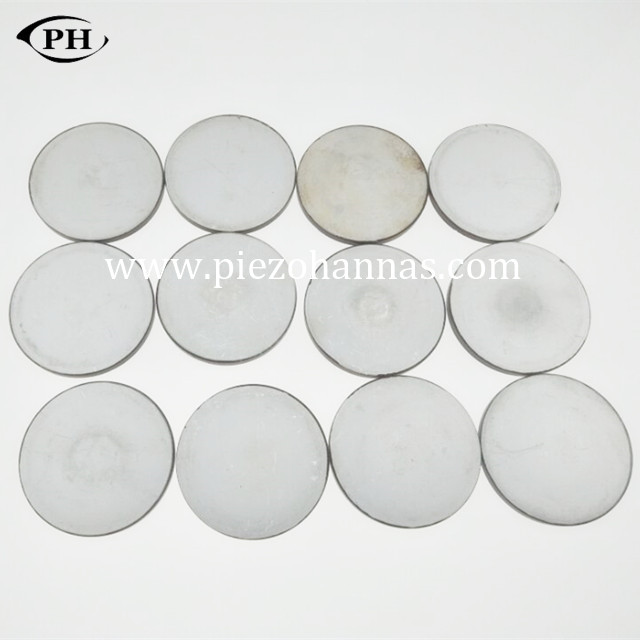 20 mm x 0,8 mm Piezo-Scheibenwandler aus Aluminiumoxid mit P4-Materialien