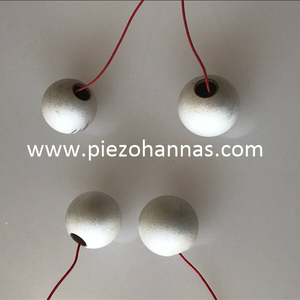 Piezoelektrische Keramikkugel aus PZT-4-Material für Sonarwandler