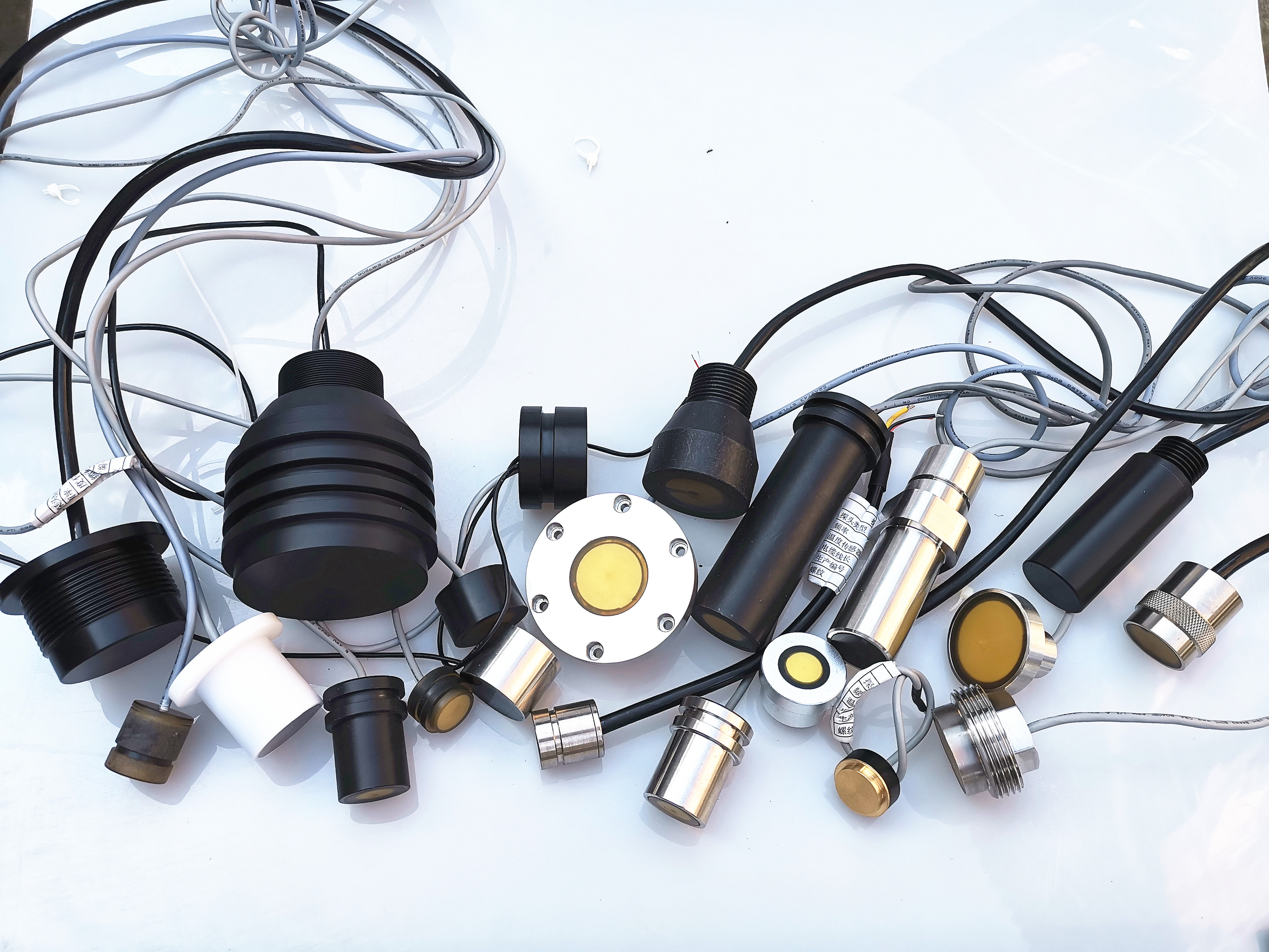 200 kHz Custom PZT Ultraschall Piezo -Wandler f&uuml;r Gasdurchflussmeter