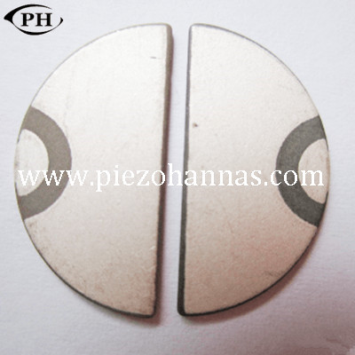 Halbmond-Piezo-Keramikscheibe für Ultraschallwandler Fetaldoppler