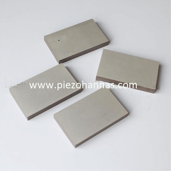 Piezoelektrische Keramikplatte mit Silberelektrode für ZfP-Schallköpfe