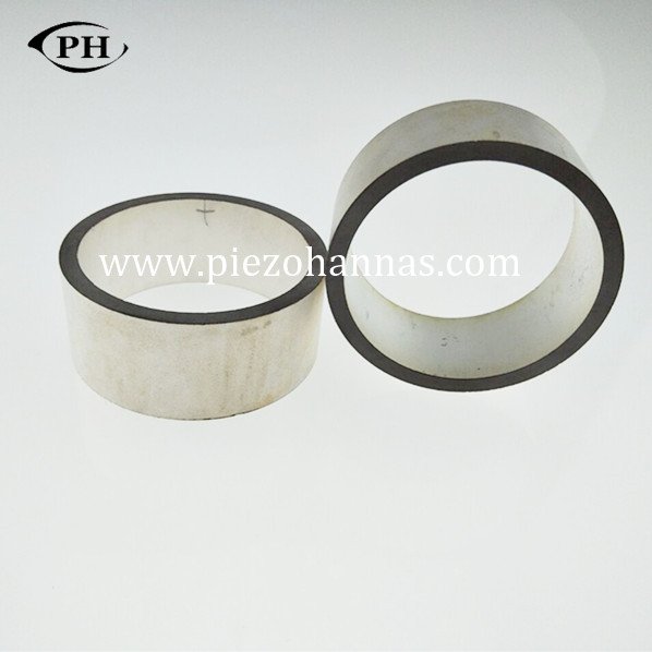 40 * 16 * 6mm piezoelektrische Materialien des Ring-Piezo-Echolots für das Ultraschallschweißen