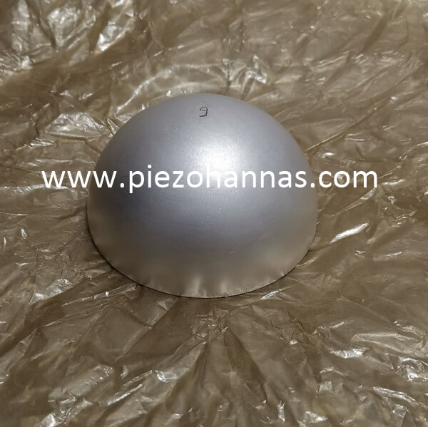Pzt4 Piezoelektrische Keramikschalen Piezoelektrische Halbkugel für Hydrophon