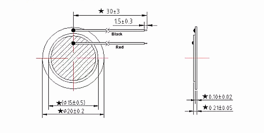 Piezo -Scheibe Bender