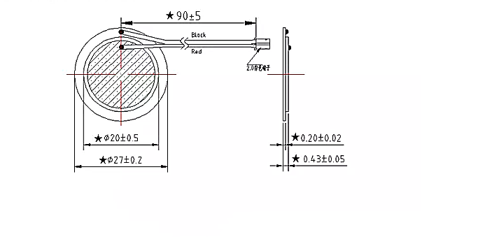 Self -Aufprall -Bimorph Piezo Bender