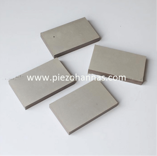 Kundenspezifische versilberte piezoelektrische Keramik-Scherplatten
