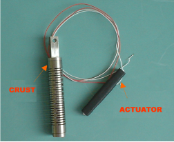 150 V treibende Kraft Piezoelektrischer Stapel -Aktuator Piezo Keramik Wafer